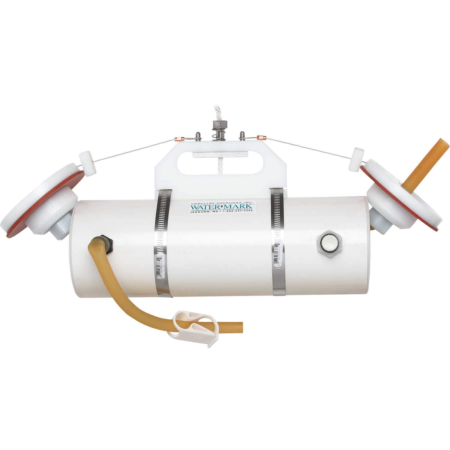 WaterMark Horizontal PVC Water Bottle with Case, 2.2 Liter