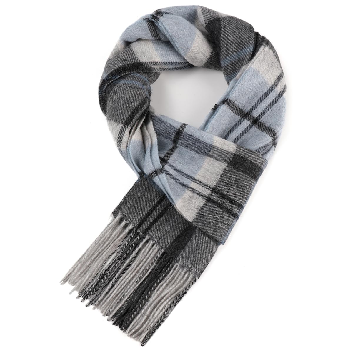 Wool Winter scarf Plaid scarf Soft Warm Tartan checkered Striped Fashion Scarf Classic for Women Men Scarves