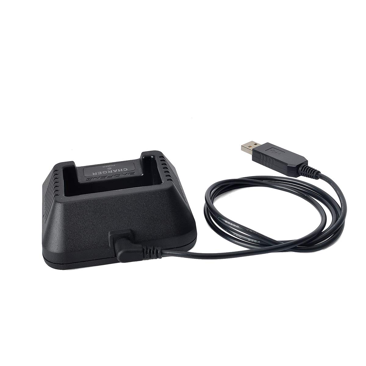 CH-5R Caricabatterie USB sostitutivo per walkie talkie – Cavo di ricarica compatibile con Baofeng UV-5R UV-5RE DM-5R e ricetrasmettitori bidirezionali