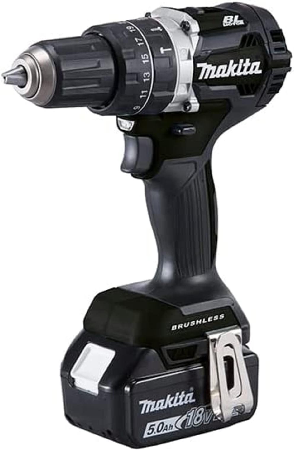 Makita Akkuschrauber 18v 5 Ah 2 Akkus Makita Akku-Schlagbohrschrauber, (18 V/5,0 Ah im Makpac inklusive 2