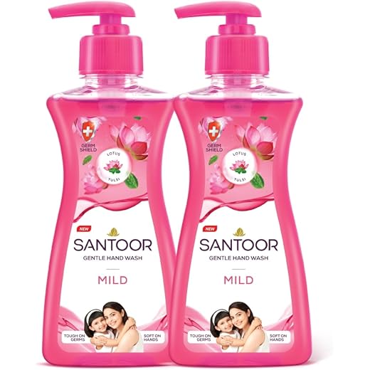 Santoor Lotus-Tulsi Hand Wash 200ml