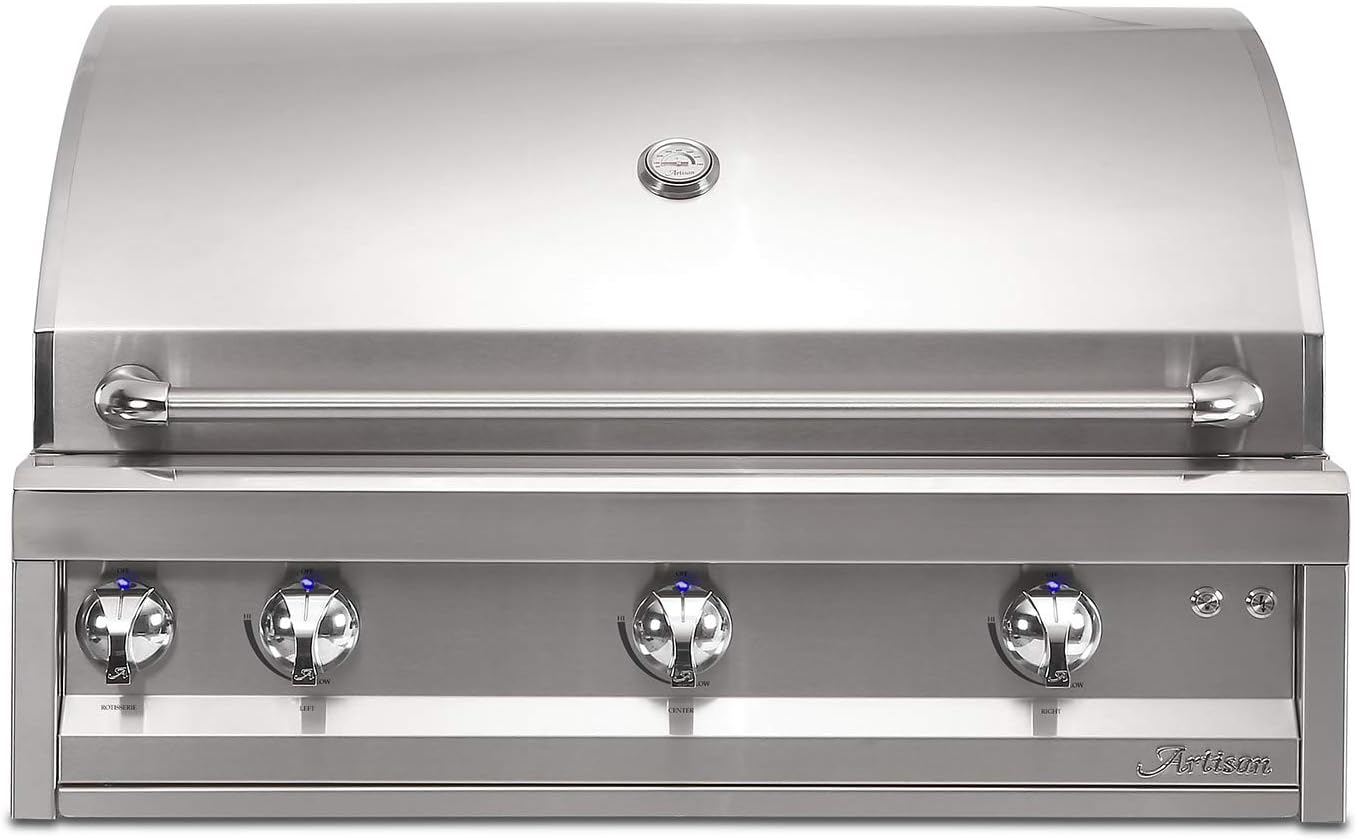 Artisan Professional Series 36-Inch Built-In Gas Grill with Infrared Sear Zone, Natural Gas (ARTP-36-NG-ART-ISB)