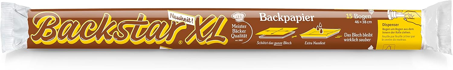 XL Sheets, 12 Rolls with 15 Sheets at 46 cm x 38 cm