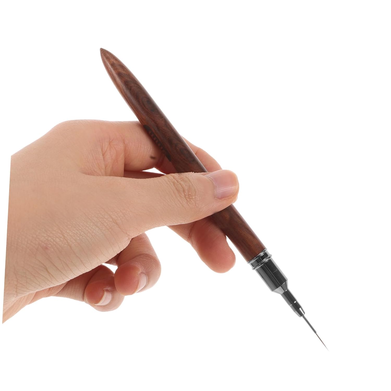 Wooden Handle Nail Art Liner Pen Fine Line Painting Brush for Manicure DIY Nail Accessories for Women