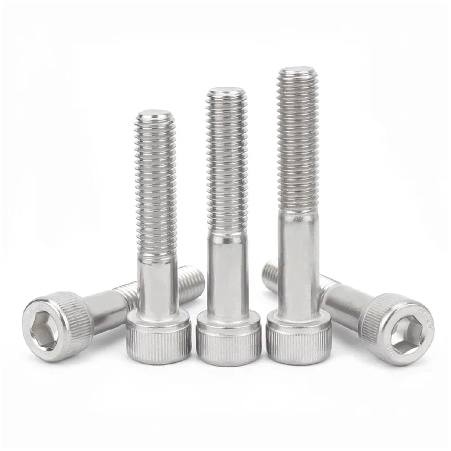 316 Stainless Steel M4 M5 M6 M8 M10 M12 Hexagon Socket Cap Head Half Tooth Screws Hex Socket Cap Head Half Thread Bolts(M5x30mm 5pcs)