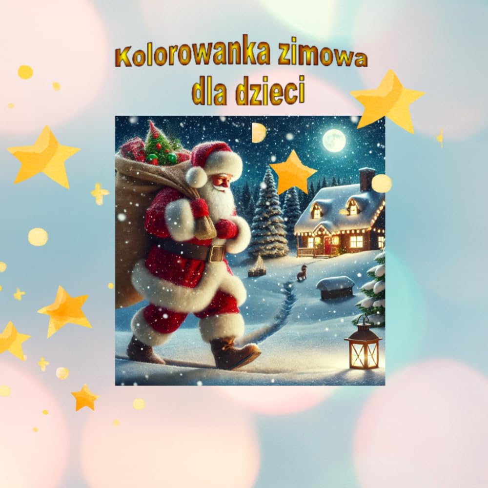 Kolorowanka zimowa dla dzieci