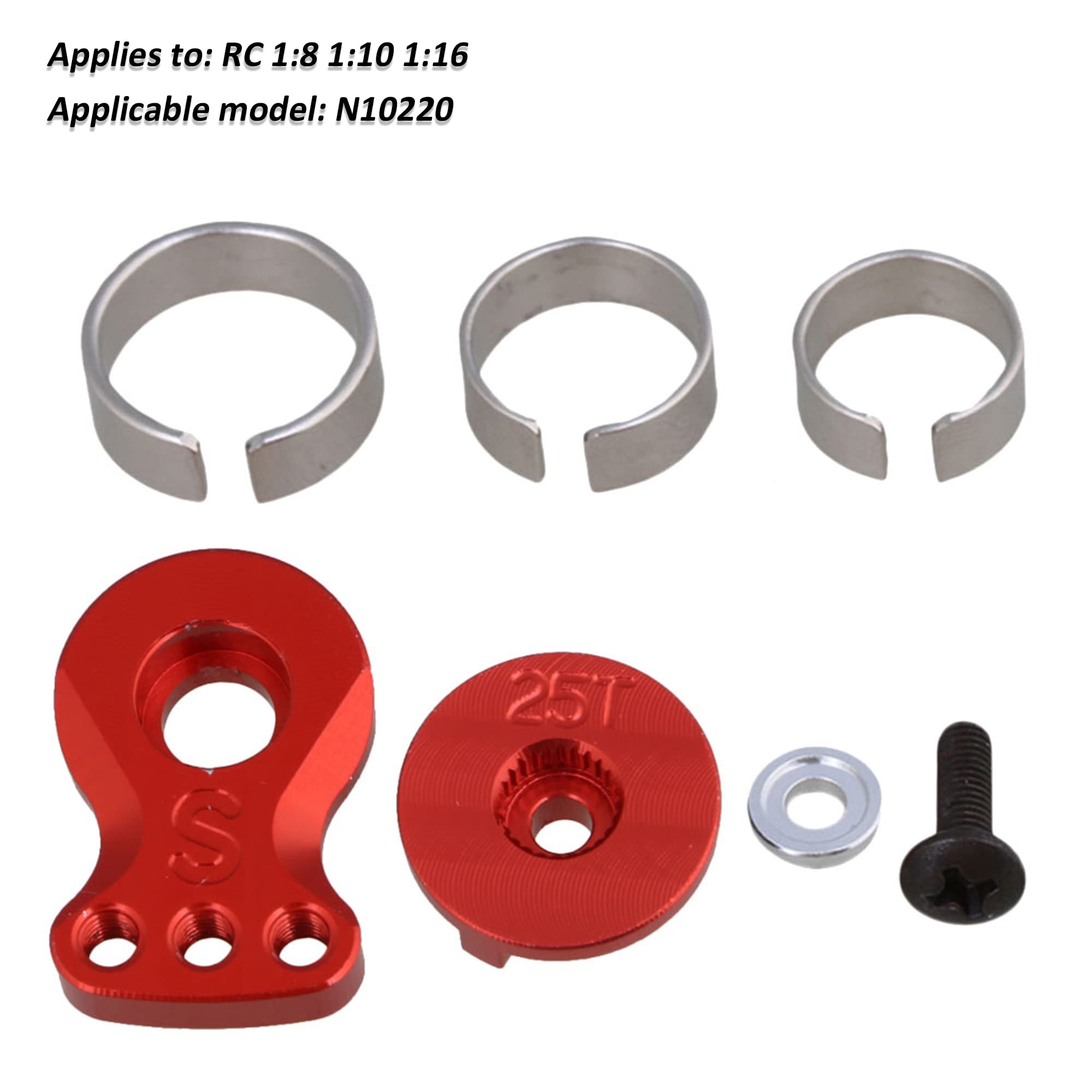 ちーば様 用 Amazon | Mxfans ステアリングサーボホーンアームセット RC1:8 1