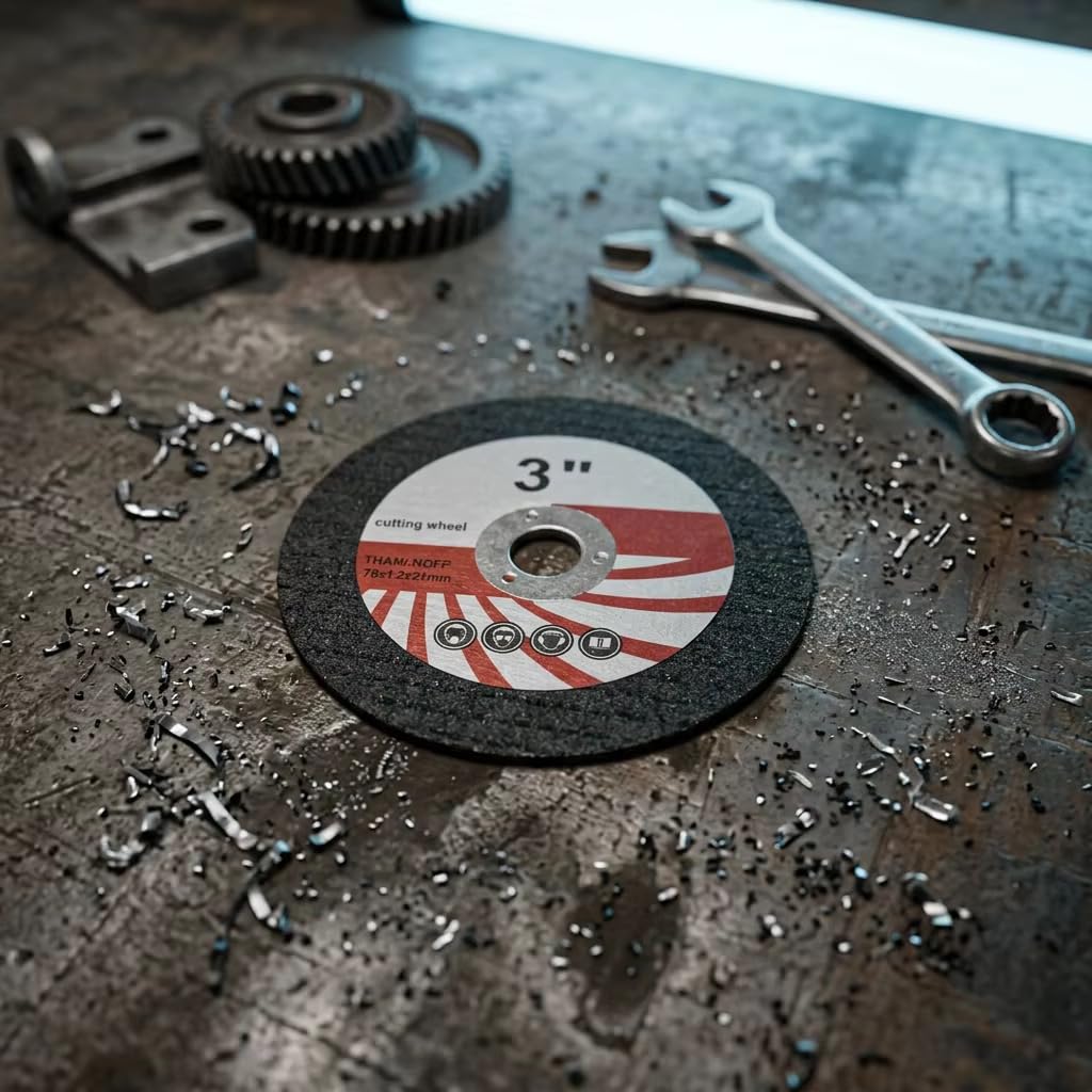 3 Inch Cut Off Wheels Metal and Stainless Steel Cutting Wheel for Angle Grinder 3" x1/16 x3/8" Cutting disc