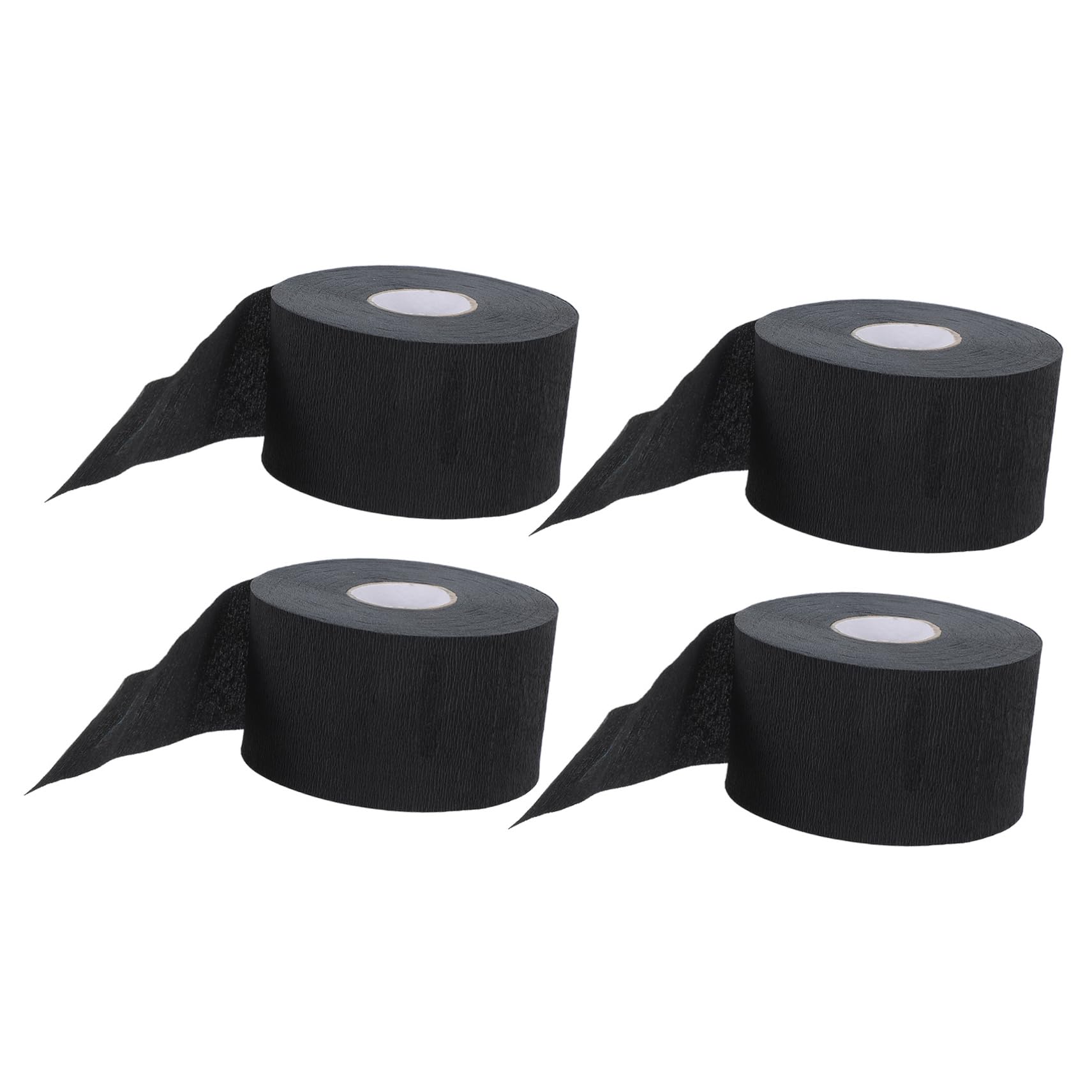 Didiseaon 4 Rolls Barber Neck Strips Neck Protector Paper Hair Cutting Salon Tools Neck Protective Strip Barber Accessories Black 100 Sheets