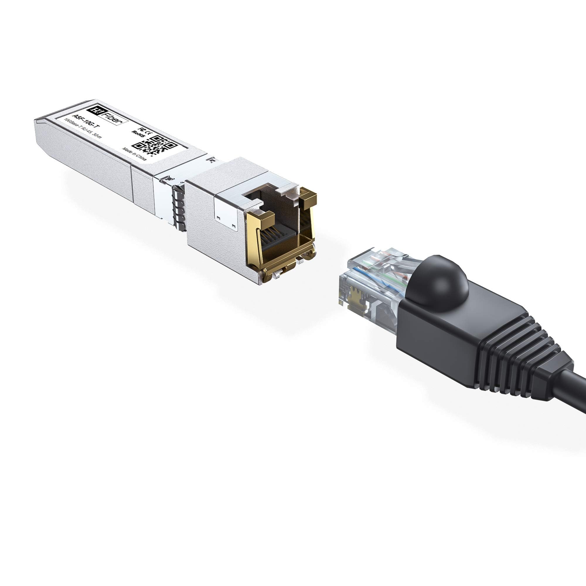 HPE 1.25/2.5/5/10GBASE-T SFP+ Transceiver, SFP+ to RJ45, 10G Copper Modul 2-Pack