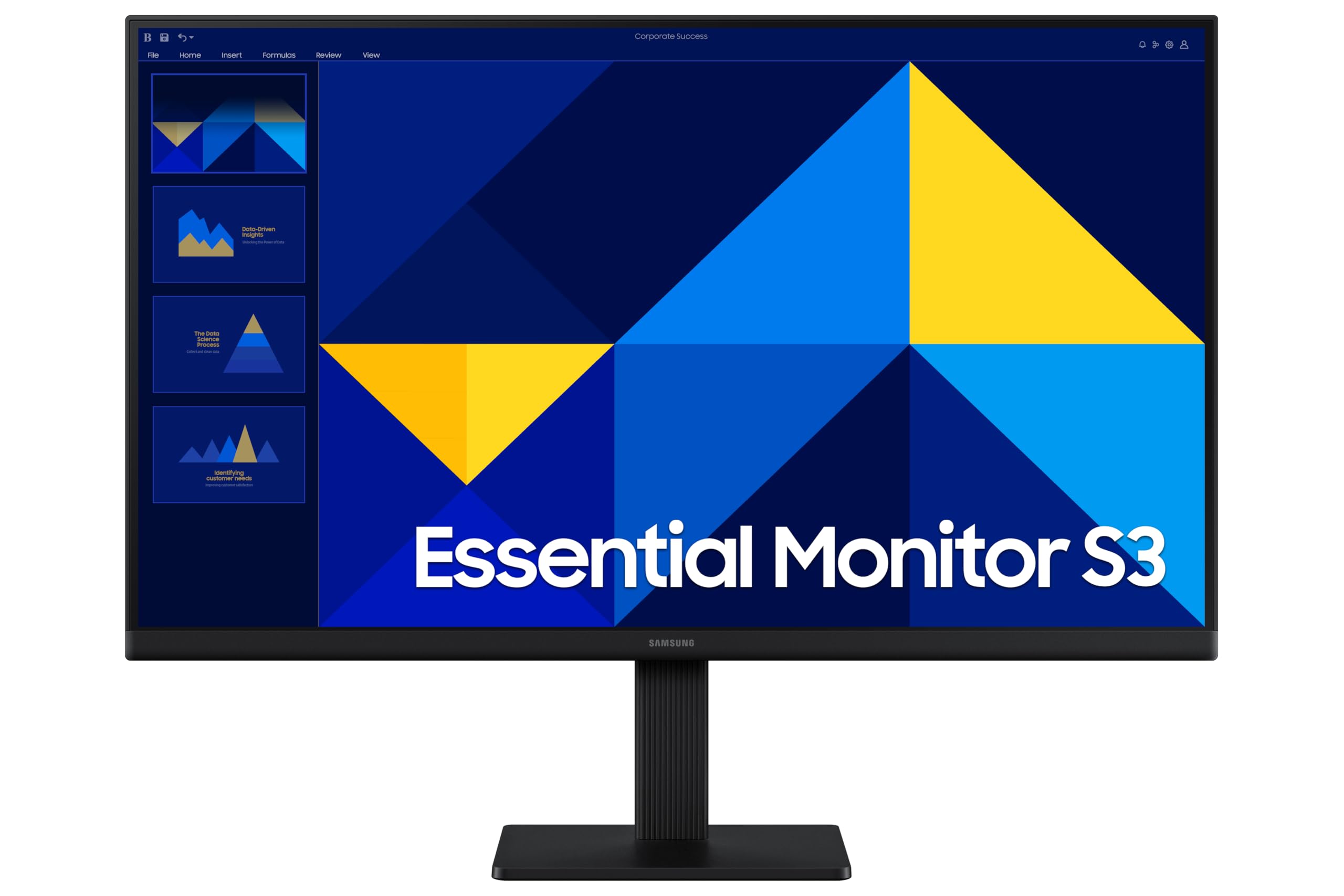 Samsung 24-inch FHD Flat Screen IPS Panel 5ms 100Hz Monitor with Eye-Saver Mode & Super Slim Design (LS24D300GANXZA) - [Canada Version]
