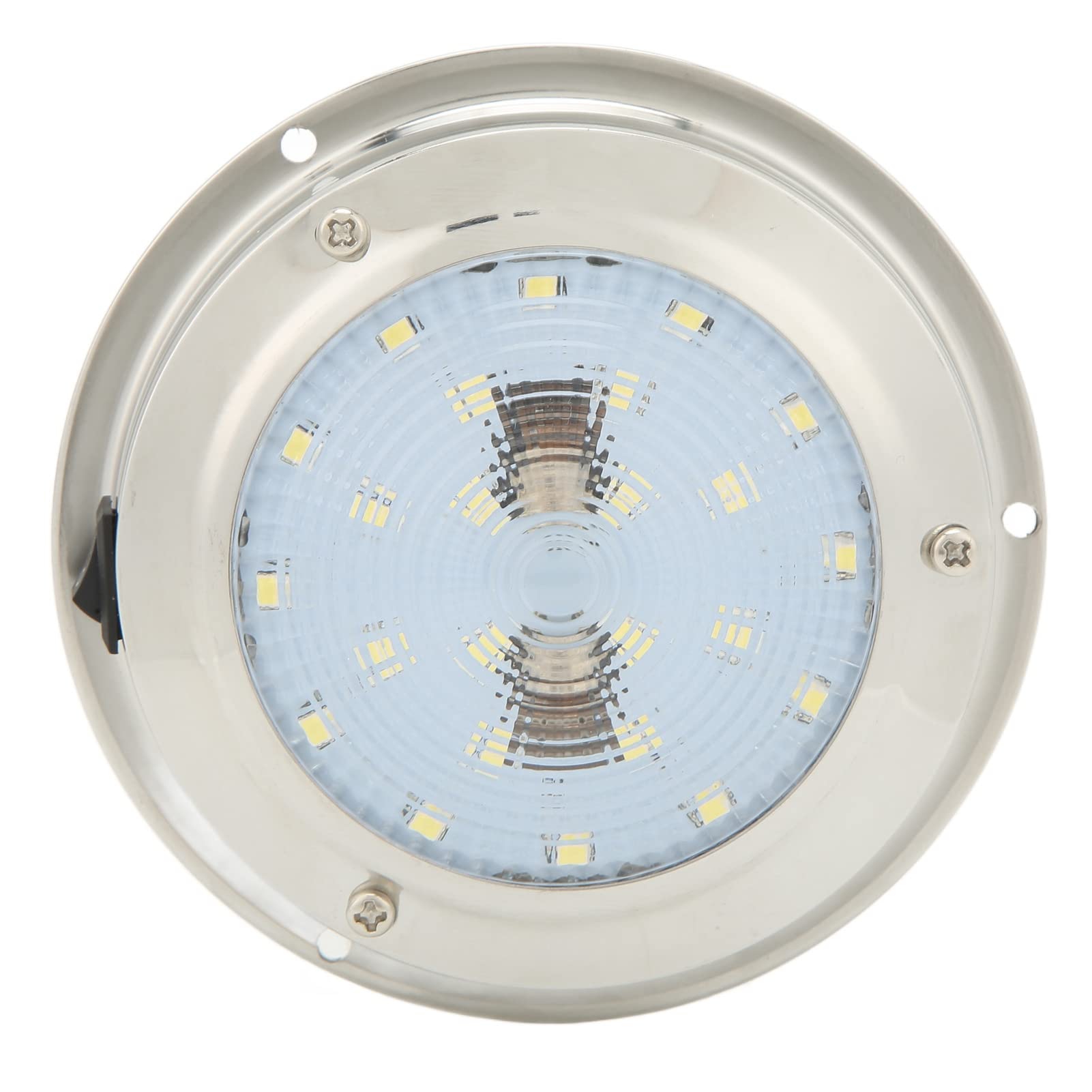 Asixxsix Plafonnier pour Bateau, boîtier en Acier Inoxydable 316 étanche IP65, éclairage LED pour Cabine de Bateau, plafonnier de 10,7 cm, éclairage d'intérieur pour Camping-Car