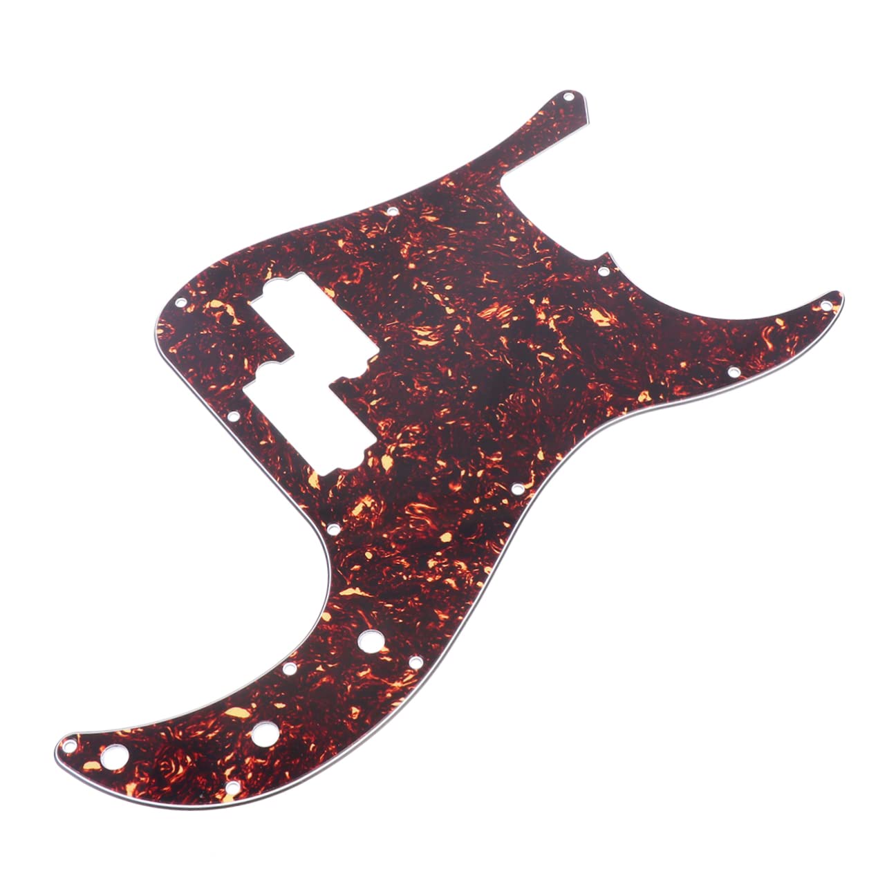 BESTonZON 13 Holes Pickguard Bass Pickguard Scratch Plate Parts Replacement Protective Film