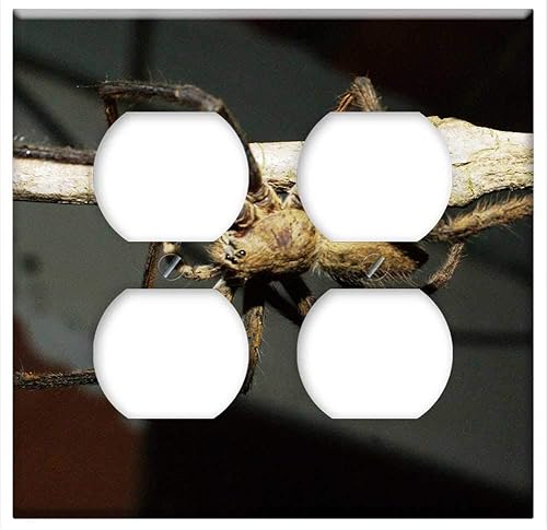 Double Duplex Outlet Wall Plate Cover - Insects Nature Area Kettle Quindio 2