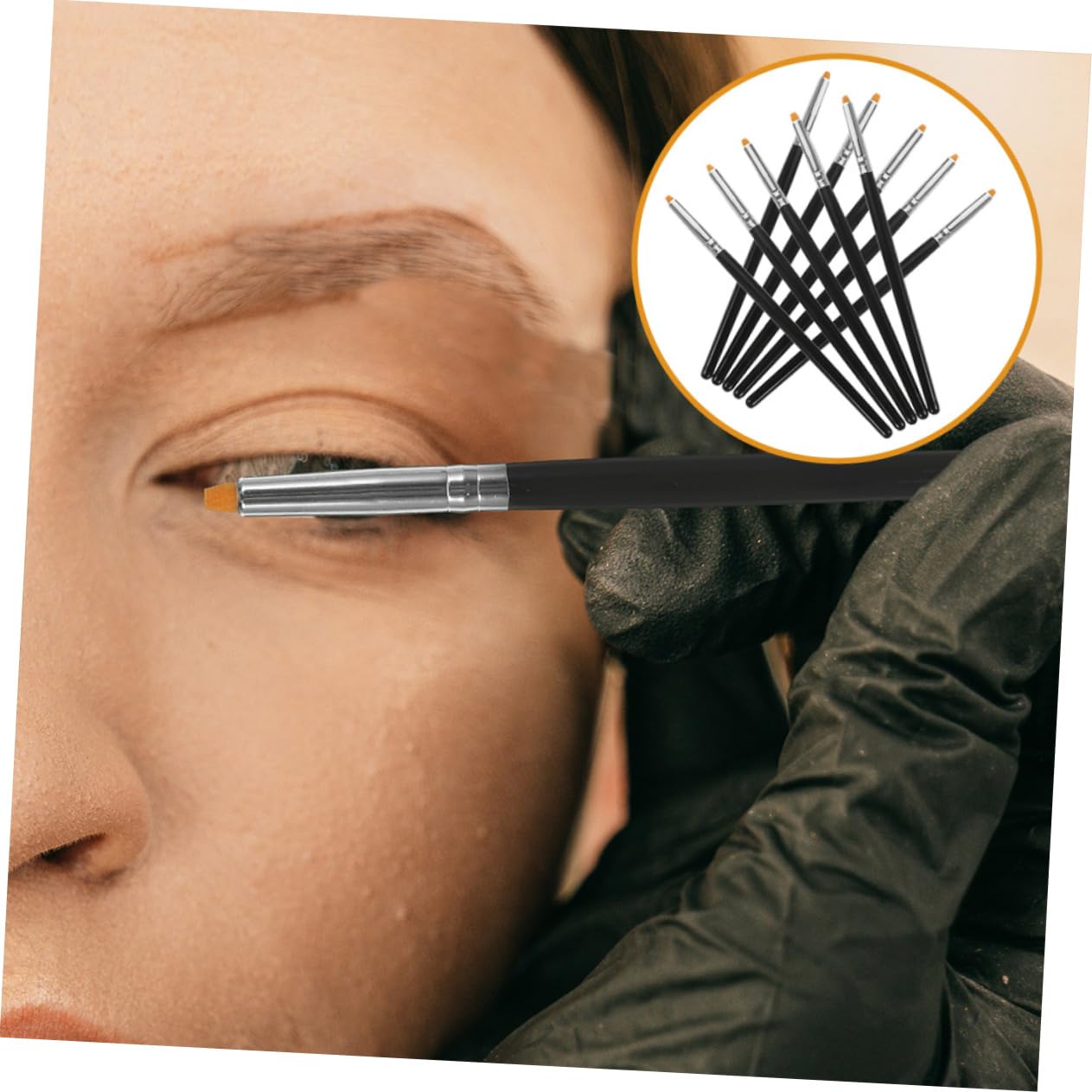 FOMIYES 4sets Mascara Brush for Lash Lifting Lash Extension Tool Lightweight Makeup Kit 10pcs*4