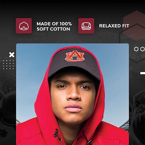 Miniatura 4 de The Game NCAA - Gorra con logotipo de ajuste relajado para adultos, logotipo bordado, 100% algodón, eleva tu estilo y muestra tu espíritu de equipo