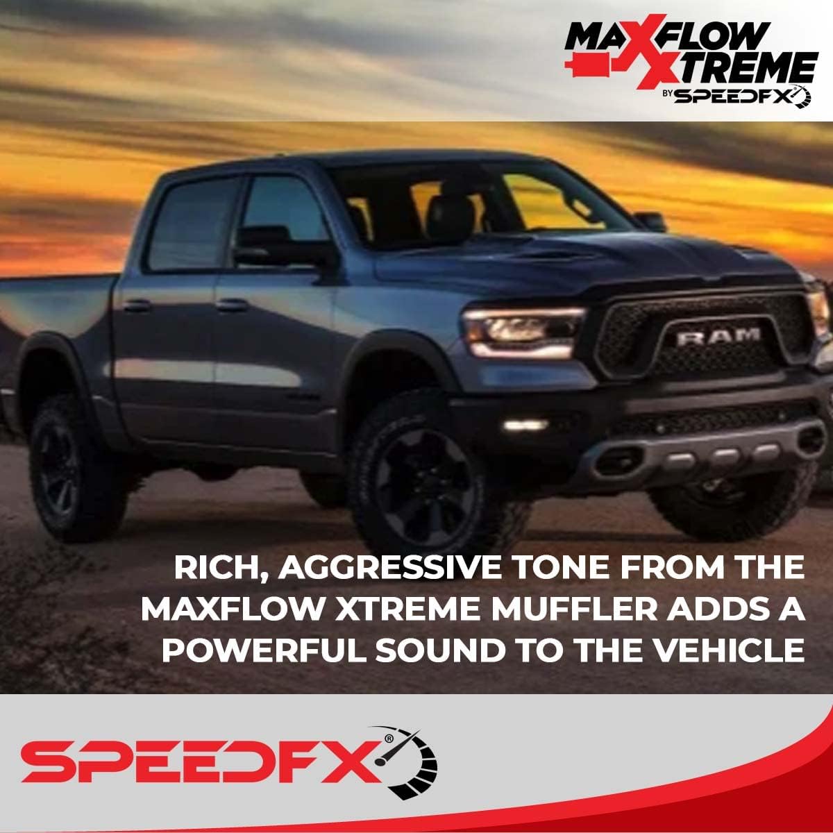 MaxFlow Xtreme Cat Back Performance Exhaust System RAM 2019-2021 New Model