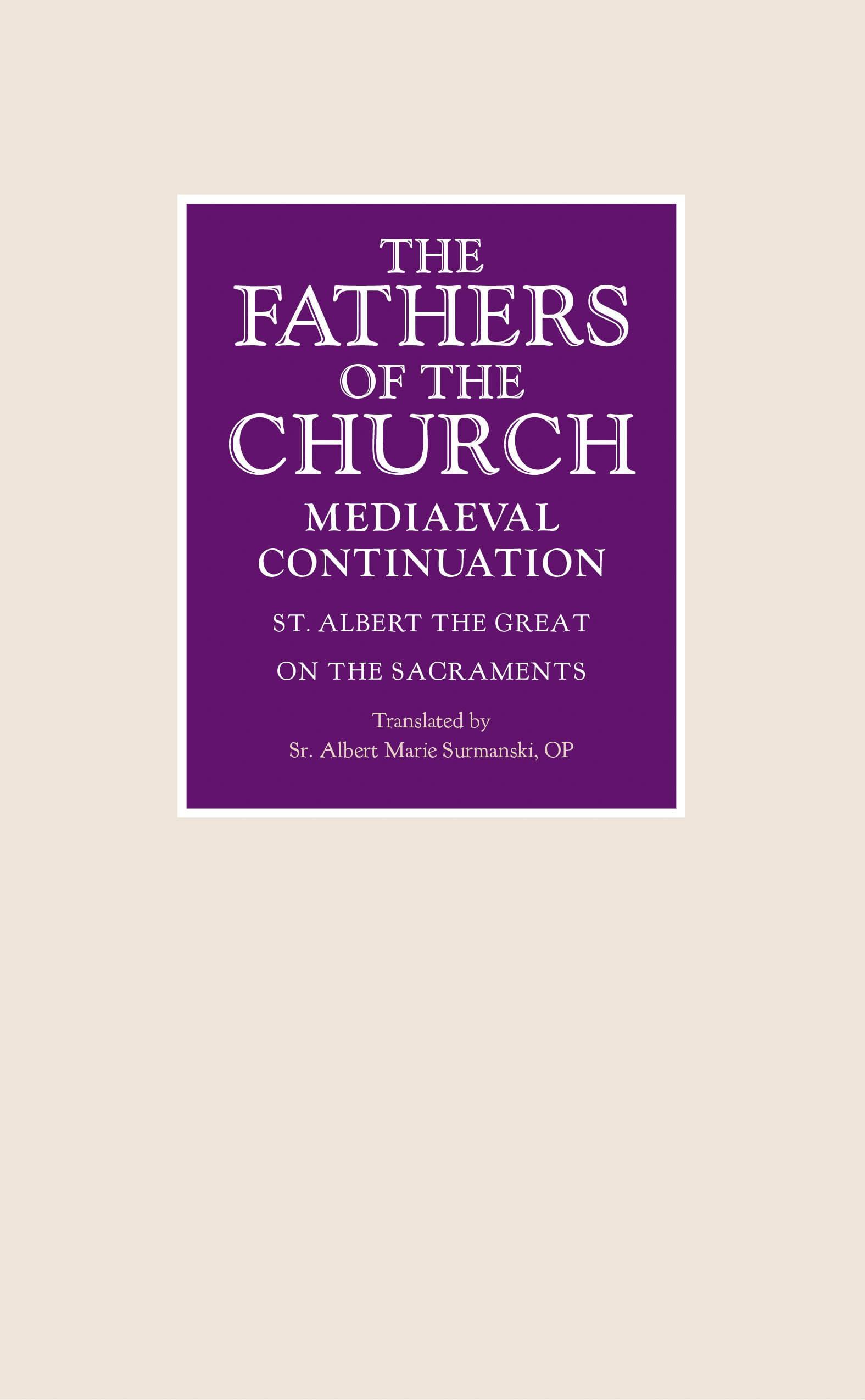 On the Sacraments: 26