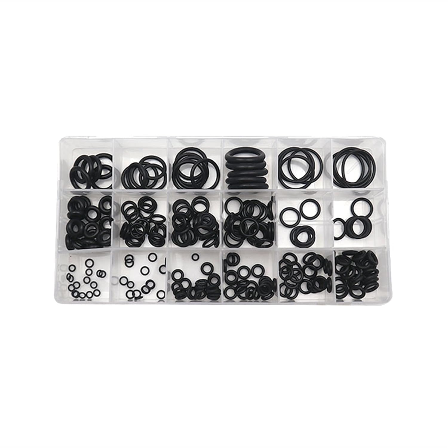 Juntas tóricas Arandela de sellado de goma, junta tórica Kit de anillo de sello de goma Espesor 1/1,5 mm Anillo de sellado de junta tórica de caucho de nitrilo Juego de kit de goma con junta tórica (C