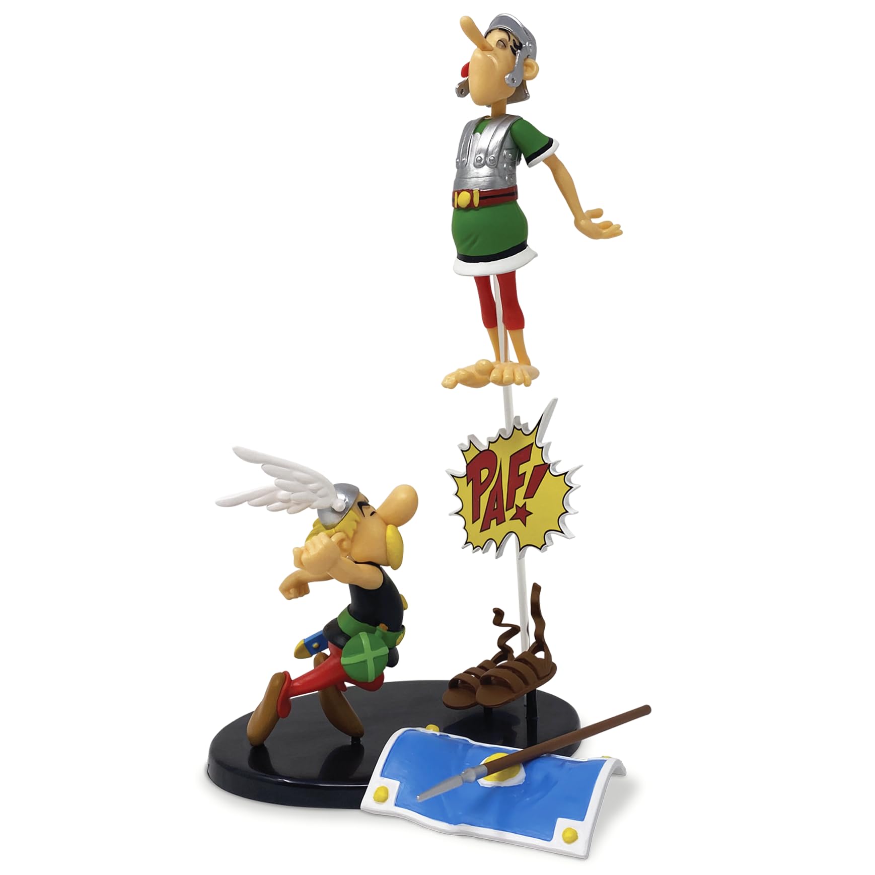 Plastoy Asterix Figur Asterix und der Legionär Paf! - Harz - 27 cm