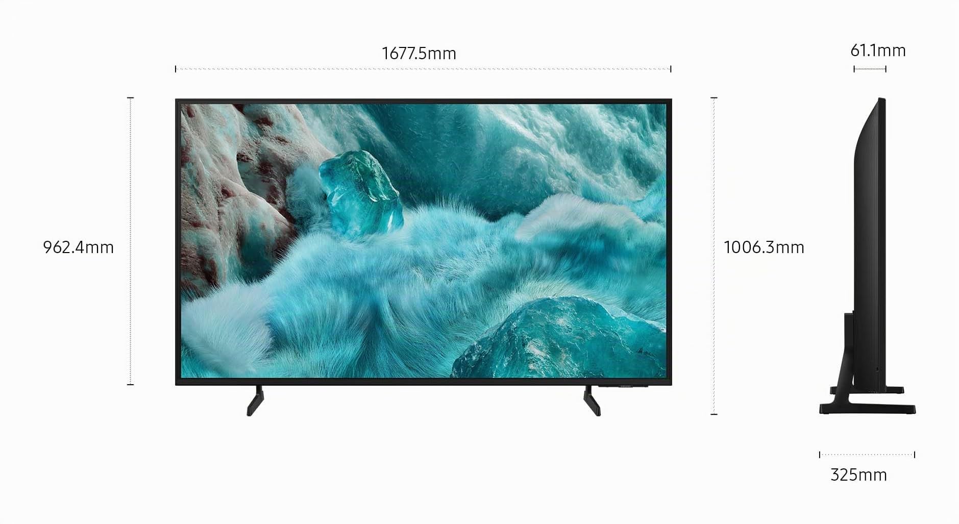 Samsung Q7F QE75Q7FAAU 190,5 cm (75") 4K Ultra HD Smart TV Wi-Fi Nero