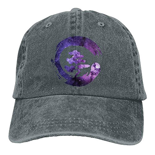 lijied Bonsai Tree Space Women Fashion Denim Cotton Adjustable Plain Baseball Cap