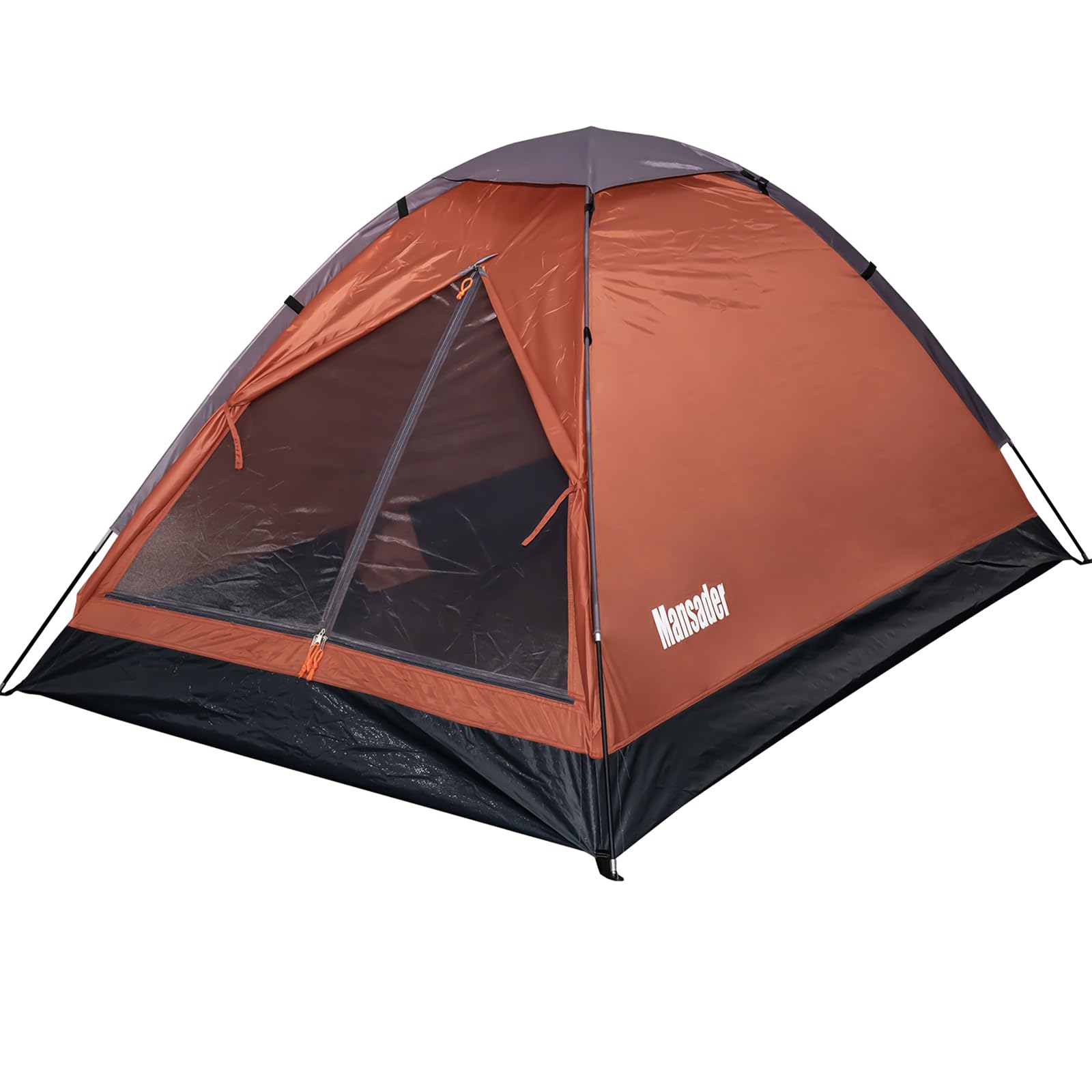 Mansader Camping Dome Tent for 2 Man, Easy Set Up Lightweight Portable Waterproof Outdoor Tent for Camping Hiking Travel Red โ image 1