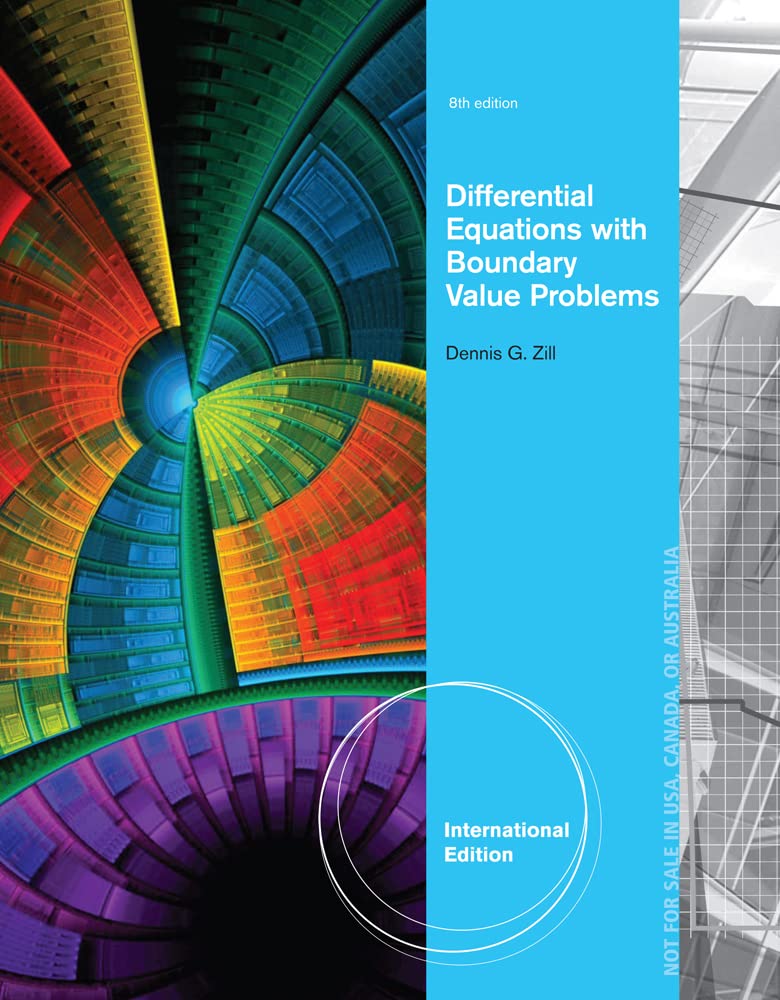 Differential Equations with Boundary-Value Problems, International Edition