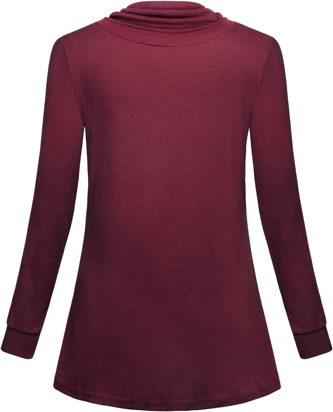 Joymom Maternity Warm Cowl Neck Nursing Sweatshirt Breastfeeding Tunic Tops - Image 4