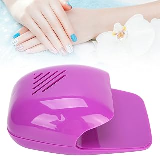 Nail Fan Dryer,Portable Nail Dryer Nail Dryer Manicure Tool Nail Fan for Regular Nail Polish Gel Dryer Home Salon Nail Pos(Purple)