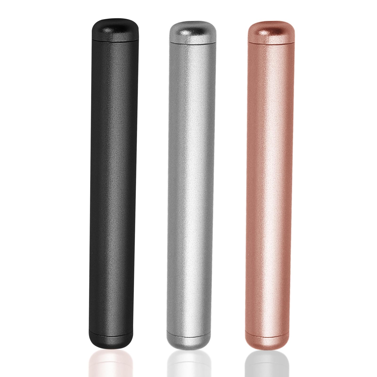 3 szt. wodoszczelne etui na joint Case, 112 mm, etui transportowe, z aluminium, szczelne, szczelne, z gwintem do papierosów