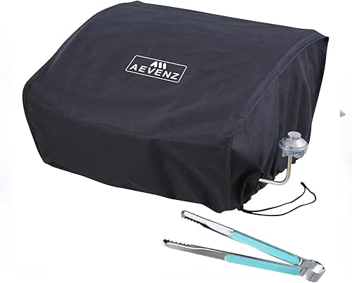 Cubierta de parrilla para parrillas Blackstone de 17 pulgadas con tapa superior, cubierta de parrilla Blackstone impermeable para parrillas o