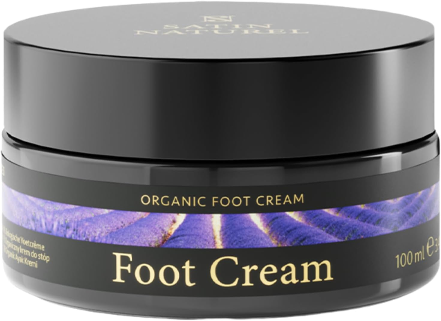 Organic Shea Foot Cream 100ml – Regenerating Foot Balm for Dry Feet and Cracked Heels with Shea Butter, Marula Oil, Salicylic Acid and Aloe Vera – Vegan Skincare for Soft, Smooth Feet