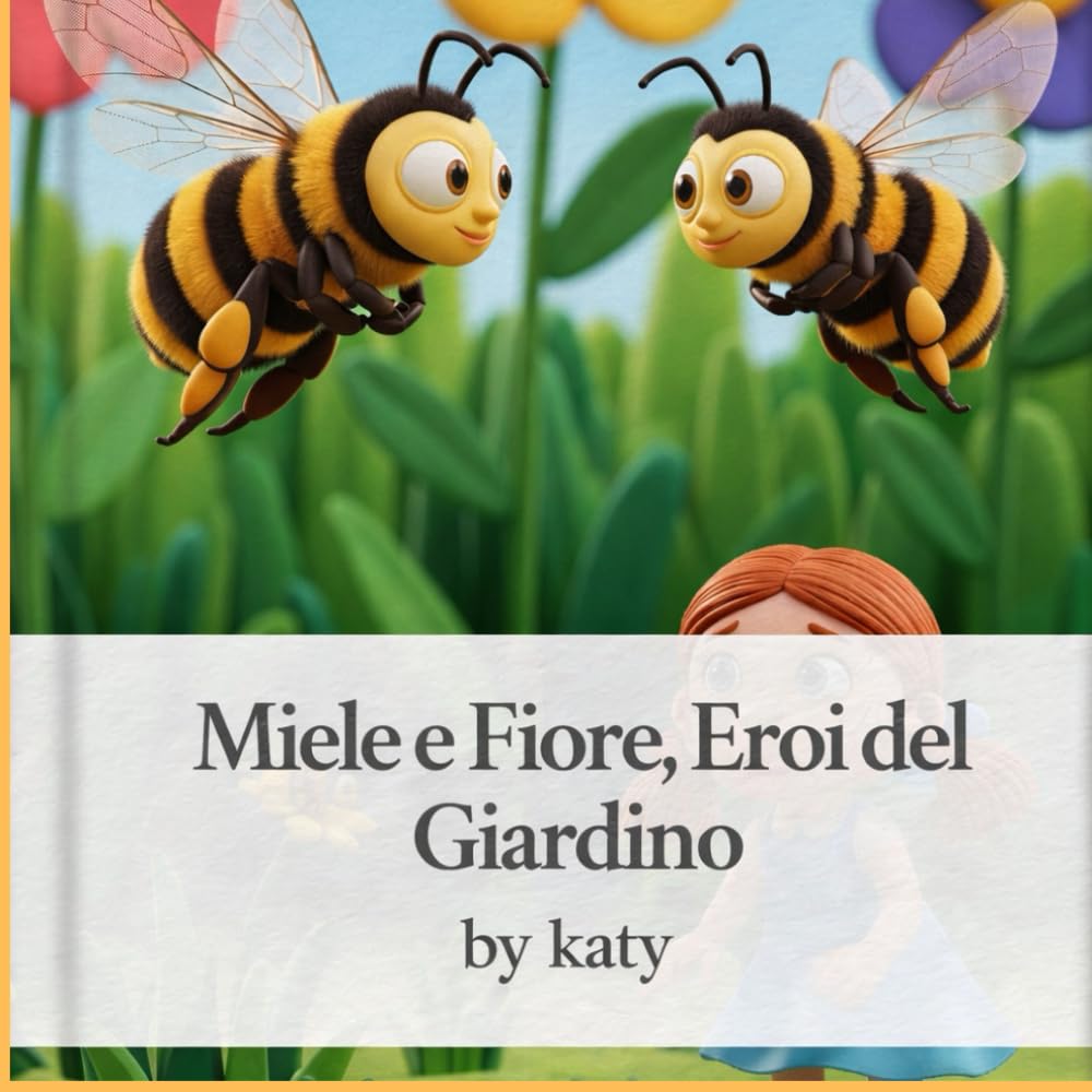 MIELE E FIORE, EROI DEL GIARDINO: Una dolce avventura tra fiori, api e amicizia