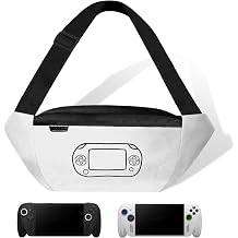 sarlar Carrying Case Compitable with ASUS ROG Xbox Ally/Xbox Ally X, Premium PU Leather Waterproof with 3 Storage Compartments, Sling Crossbody Bag Portable Travel for Console and Accessories