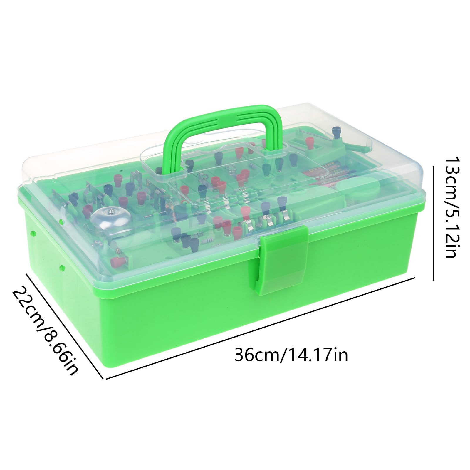 Laboratori di fisica Apprendimento di base per la scoperta dell'elettricità Kit di strumenti per esperimenti di fisica Set di attrezzature per l'apprendimento scolastico Serie di base e parallela