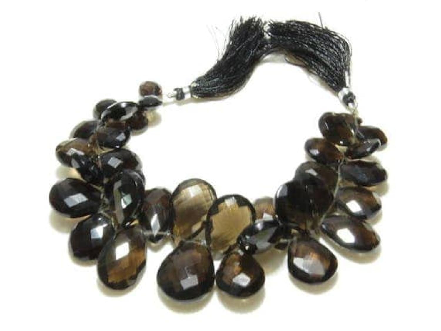 Quartz fumé facetté de qualité supérieure pour vos créations de bijoux haut de gamme
