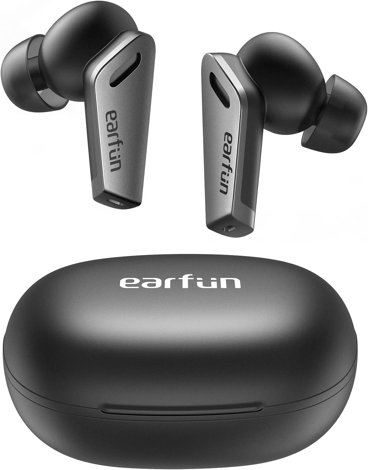 EarFun Wireless Earbuds, Air Pro Active Noise Cancelling Earbuds, Bluetooth Earphones with 6 Mics ENC Clear Call, 10 mm Big Drivers, Deep Bass, Fast USB-C Charge, 32Hrs, Ambient Mode for Office, Gym