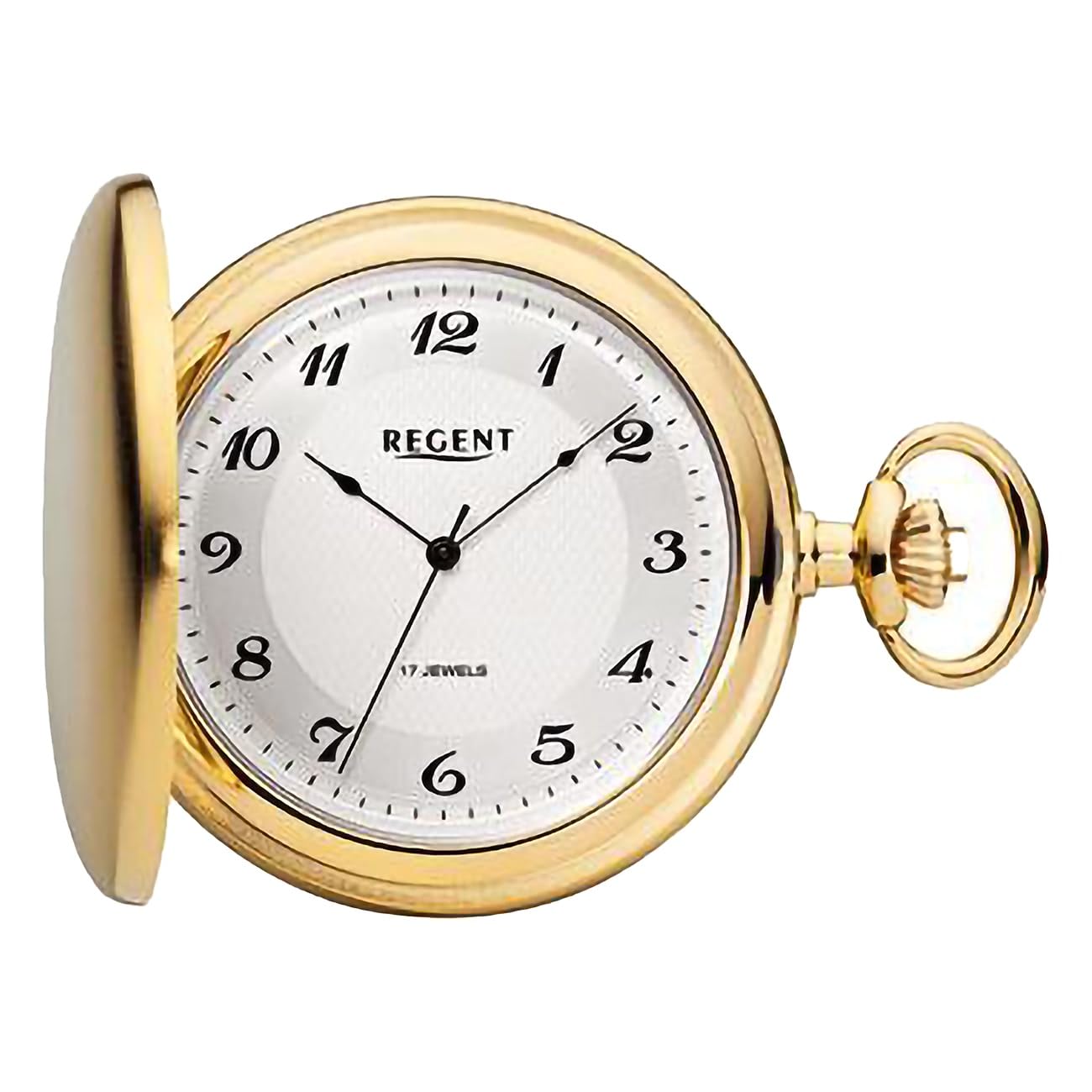 Regent Taschenuhr aus Metall in der Farbe Gold-Grau 51 mm, 11330100