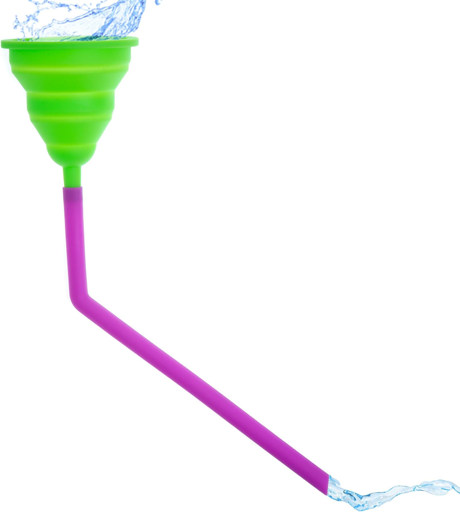 Extra Large Reusable Eco Friendly Drinking Silicone Straws (Large 25cm) (x6) + 2 Cleaning Brushes + Cleaning Funnel | Premium Quality - New Improved Method of Cleaning