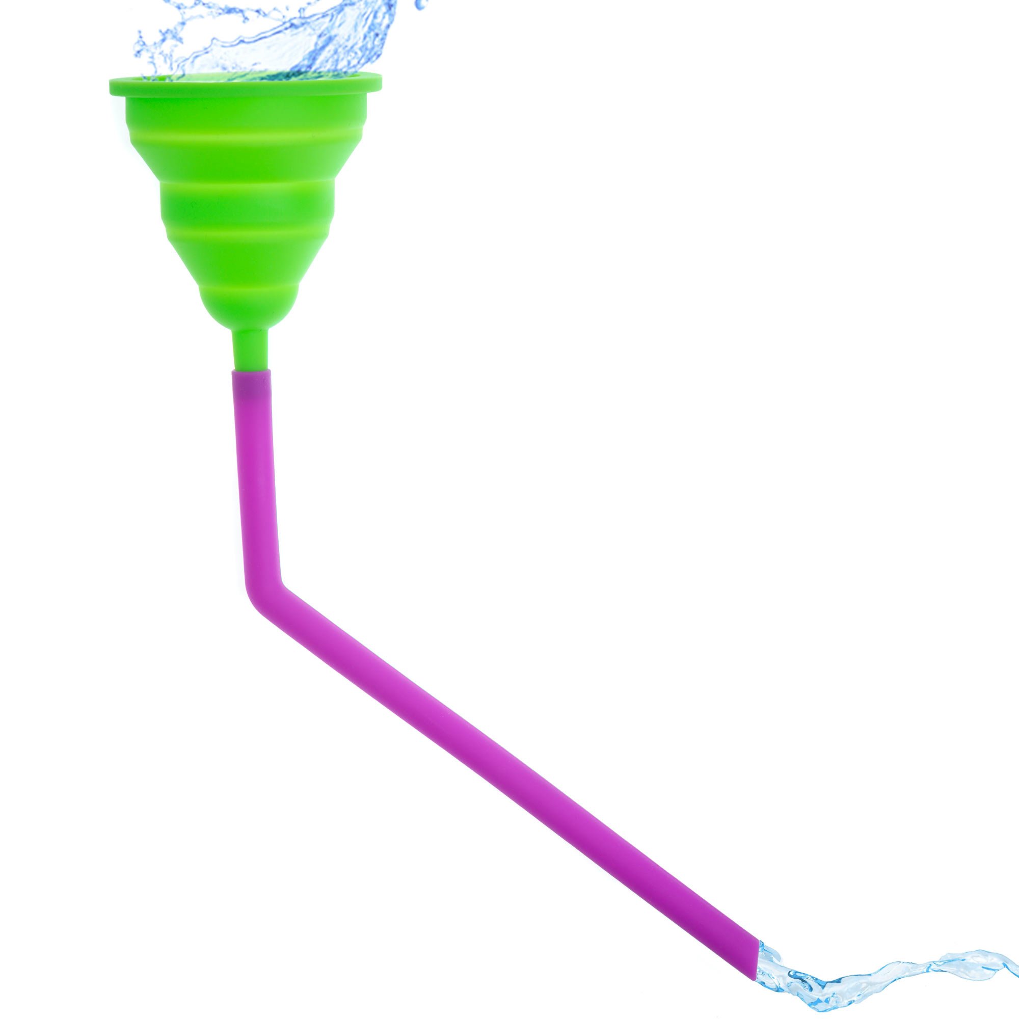 Extra Large Reusable Eco Friendly Drinking Silicone Straws (Large 25cm) (x6) + 2 Cleaning Brushes + Cleaning Funnel | Premium Quality - New Improved Method of Cleaning