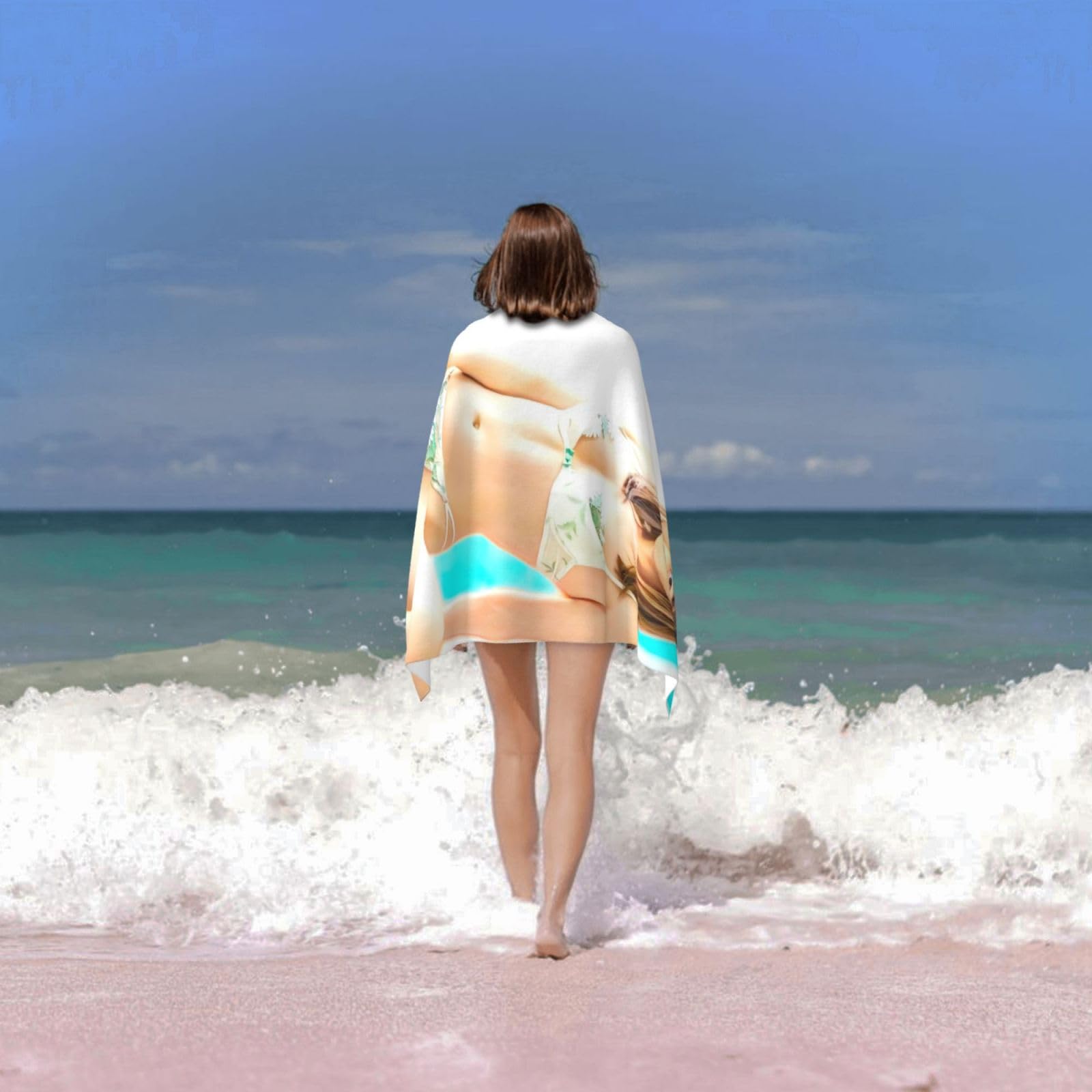 Amazon｜korkus 芦田愛菜 バスタオル ハンドタオル ビーチタオル