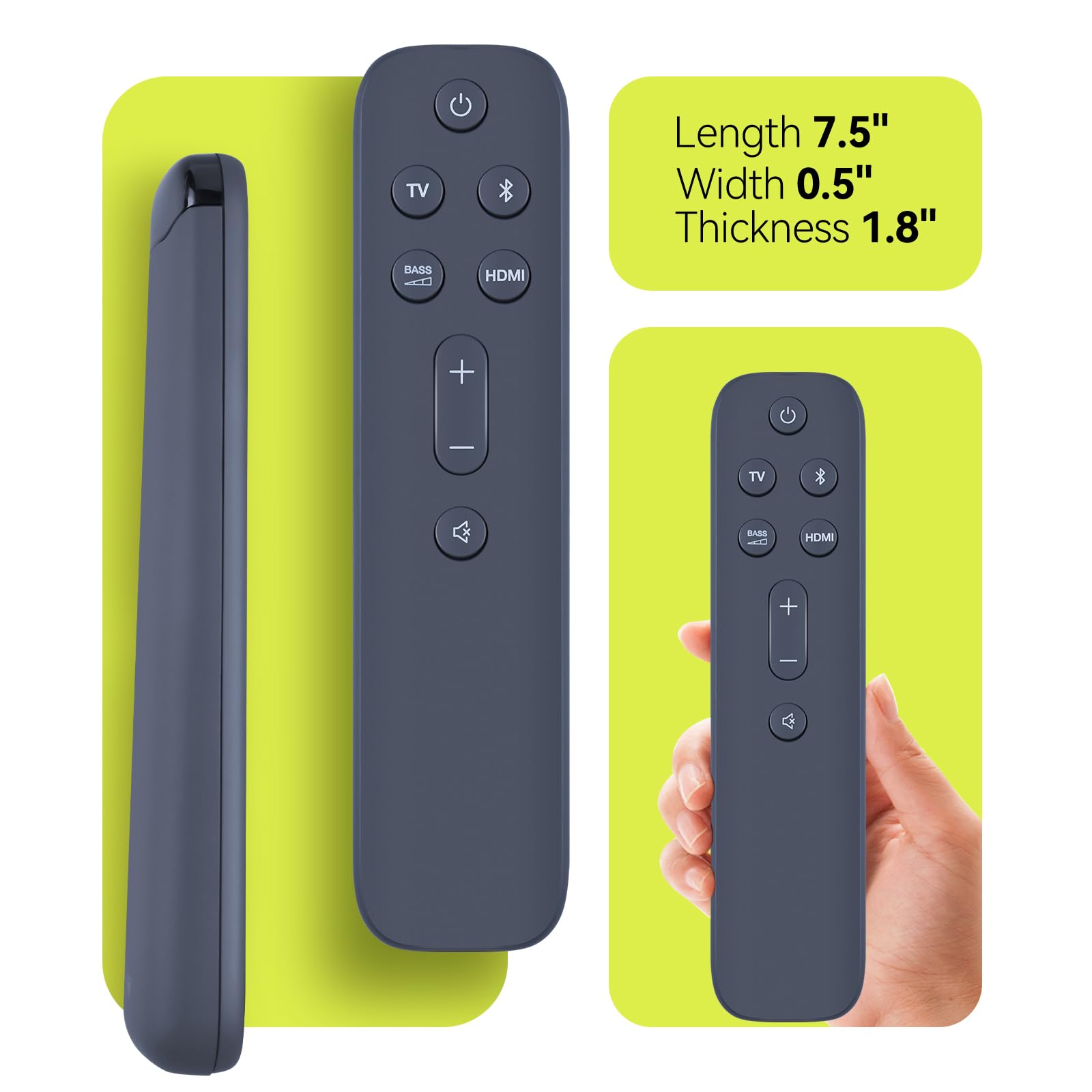 Telecomando di ricambio per JBL Bar 5.1 Surround Soundbar System JBL2GBAR51IMBLKAM