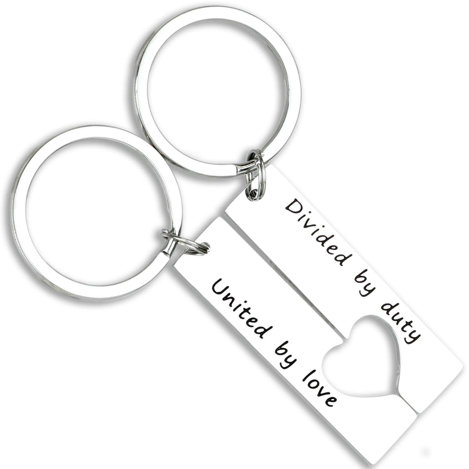 Military Going away Gifts Keychains Deployment Items Army Couple Gifts Military Keychain
