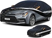 Vista 24 de Funda de automóvil de 10 capas para Minivan, ajuste personalizado para Honda Odyssey (1999-2024), impermeable, para todo tipo de clima, protección