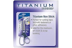 Westcott Titanium Bonded Non-Stick Scissors in Eye-Catching Purple