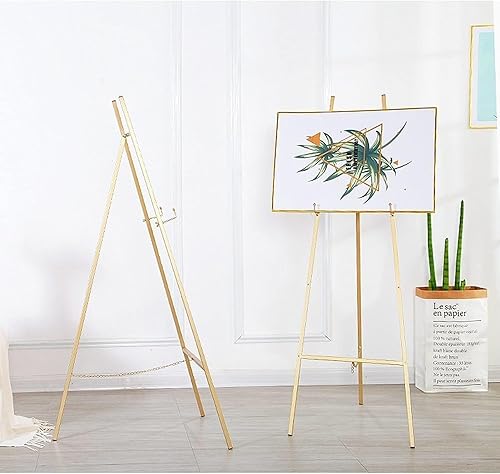 Miniatura 3 de Soporte de metal para pintura al óleo, caballete de exhibición de fotos de bienvenida de boda para exhibición de carteles de tienda, estante de