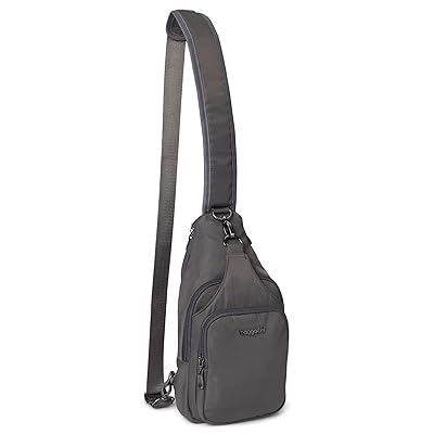 Baggallini Central Park Sling Backpack Bags Smoke, Nylon