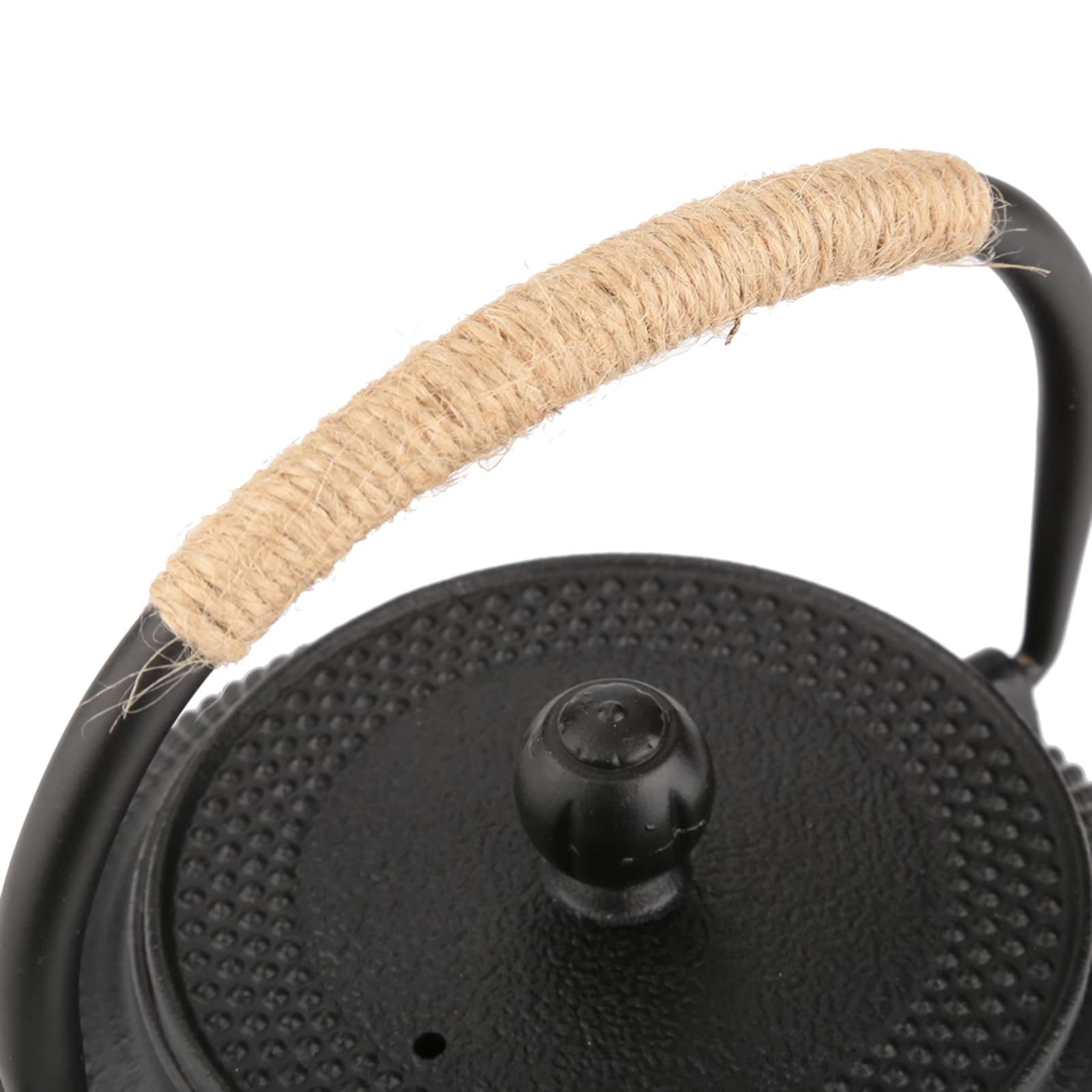 Teiera in ghisa stile giapponese da 800 ml con infusore con filtro rimovibile per preparare tè sfuso in foglie Tè nero tisana Materiale in ferro colore nero durevole conser