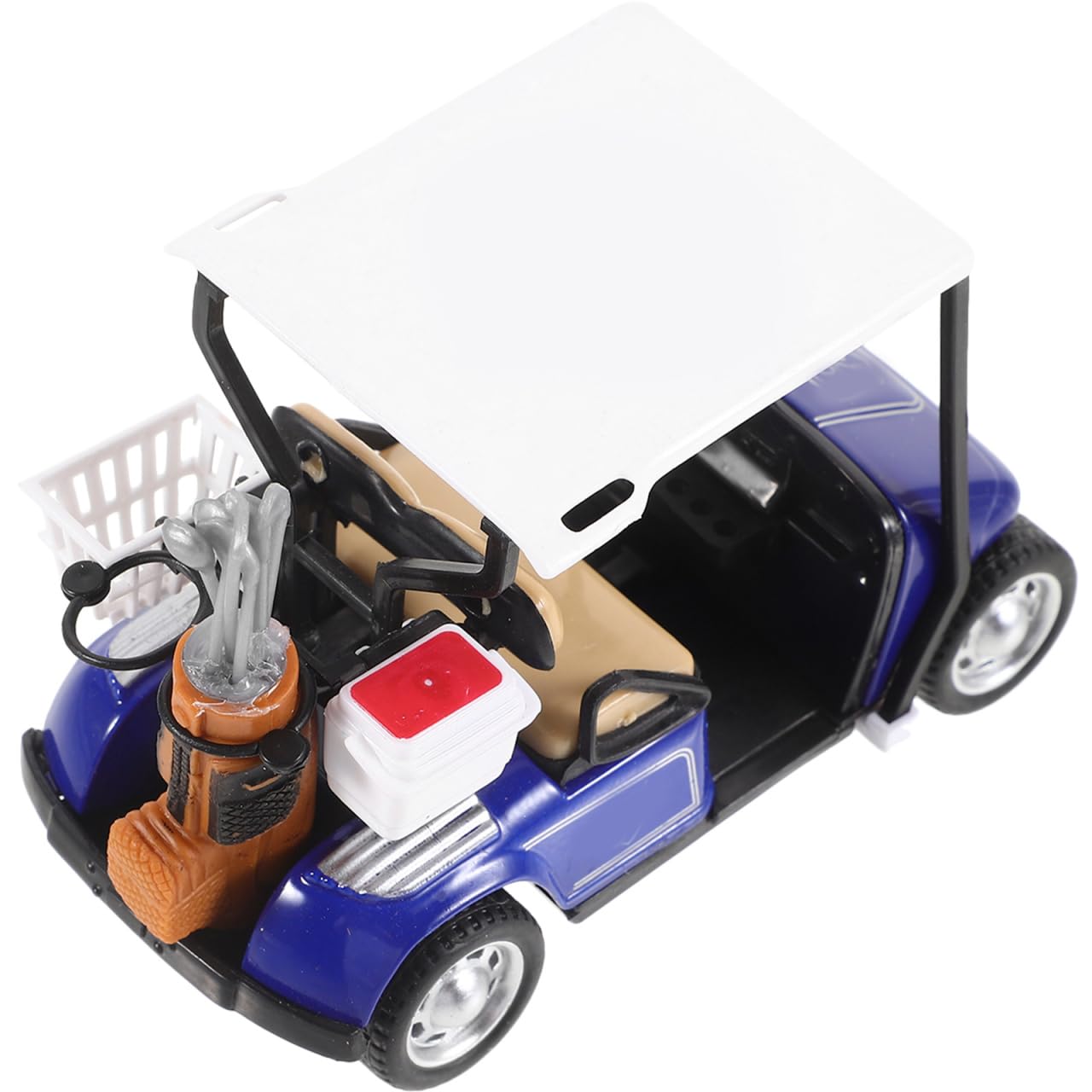Yardenfun Realistic Golf Cart Model Diecast Desktop Ornament for Home Decor Simple Golf Cart Statue Crafts Decor for Enthusiasts